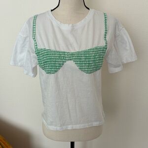 Jacquie the Label Faux Bikini Top Tee